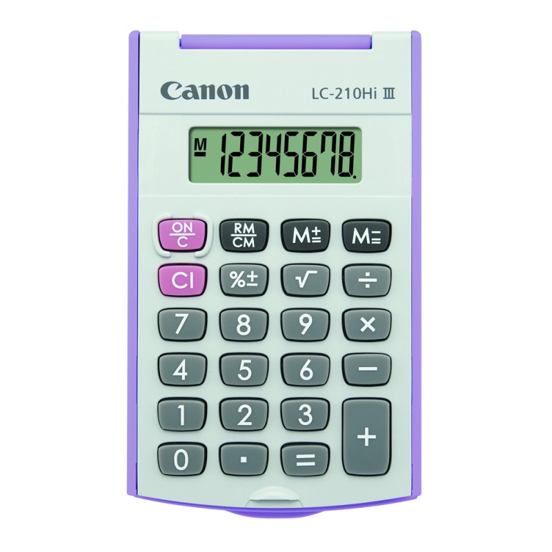 Canon LC-210Hi III 8-Digits Handheld Calculator